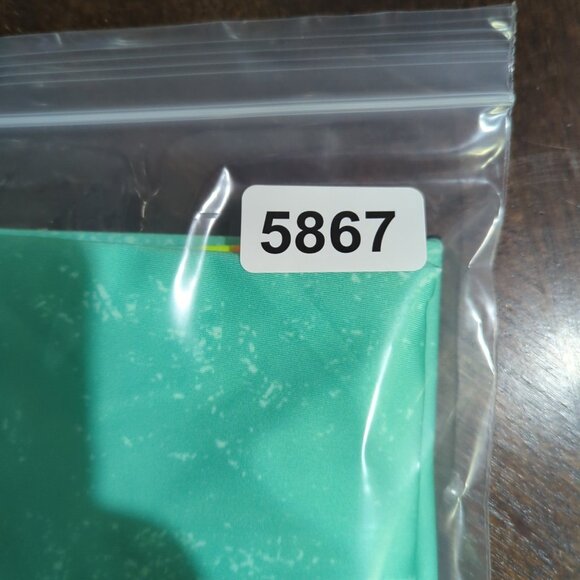 Sunday Swagger Polo Shirt Men's L Green Neon Tropical Pattern Short Sleeve Golf - Picture 11 of 11